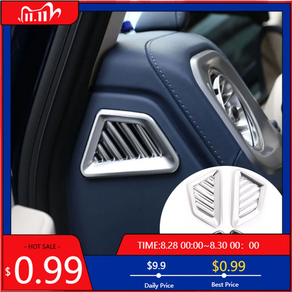 Interior Stickers ABS Car Dashboard Side Air Conditioning Outlet Vent Frame Trim Cover Stickers For Mercedes Benz G Class W463 G
Interior Stickers ABS Car Dashboard Side Air Conditioning Outlet Vent Frame Trim Cover Stickers For Mercedes Benz G Class W463 G