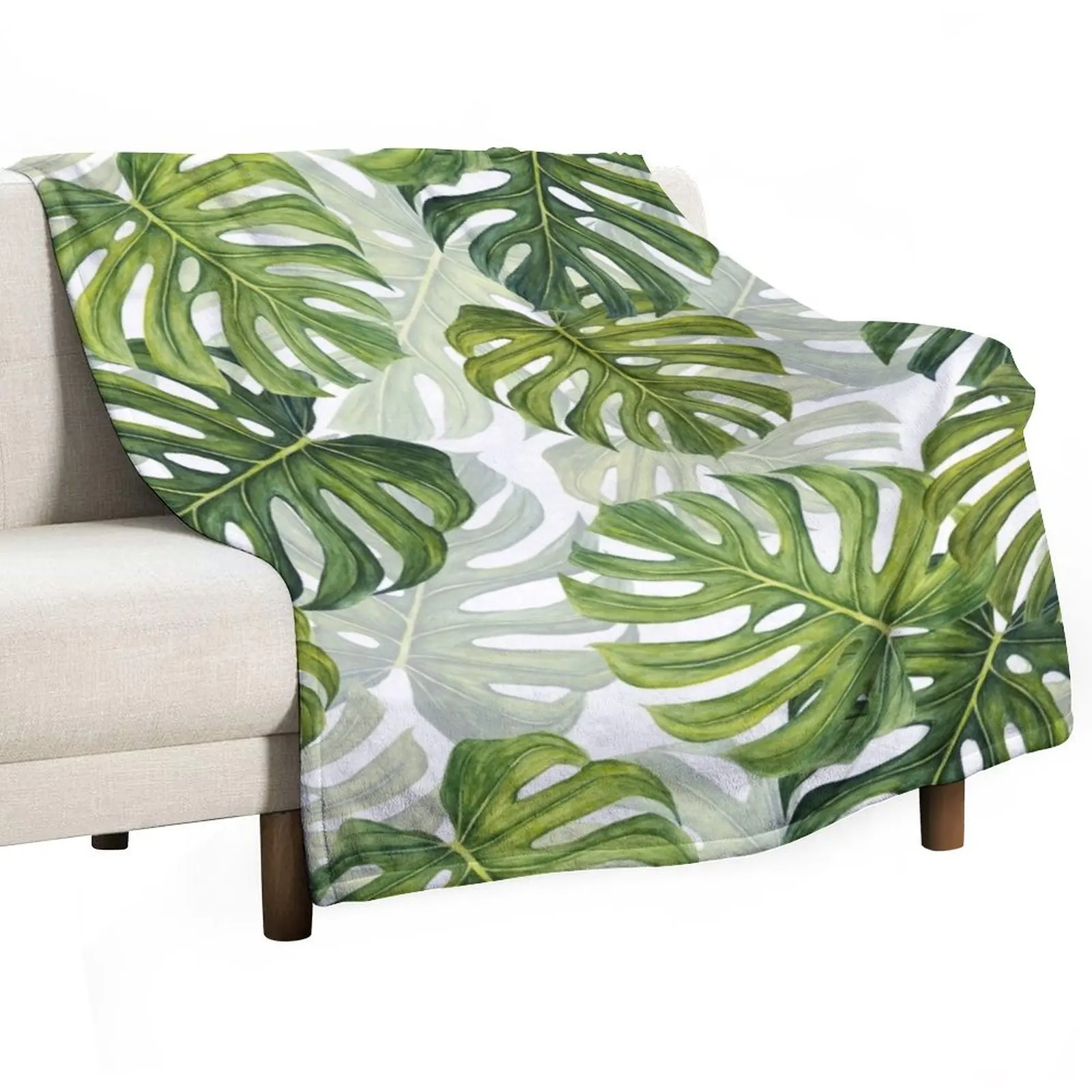 Monstera Leaf Tropical Pattern - Green Throw Blanket Single heavy to sleep halloween Polar Blankets
Monstera Leaf Tropical Pattern - Green Throw Blanket Single heavy to sleep halloween Polar Blankets