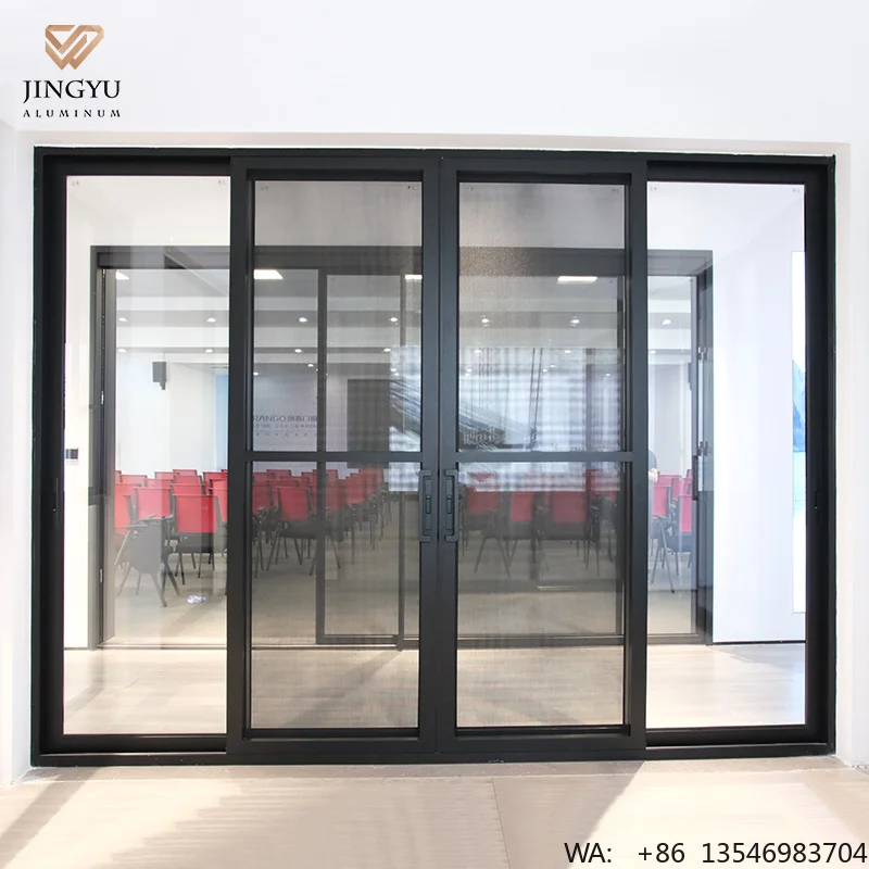 Modern Customized Aluminum Sliding Door Double Glazed Tempered Glass Windproof Customizable Size Color for Interior Bedroom Use
Modern Customized Aluminum Sliding Door Double Glazed Tempered Glass Windproof Customizable Size Color for Interior Bedroom Use