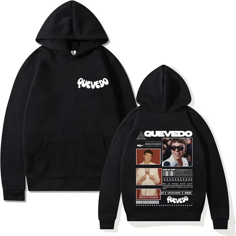 Pop QUEVEDO BUENAS NOCHES Album Tour Sweatshirts Mens Women Clothing Gothic Fashion Hip Hop Hoodies Casual Loose Harajuku Street
Pop QUEVEDO BUENAS NOCHES Album Tour Sweatshirts Mens Women Clothing Gothic Fashion Hip Hop Hoodies Casual Loose Harajuku Street