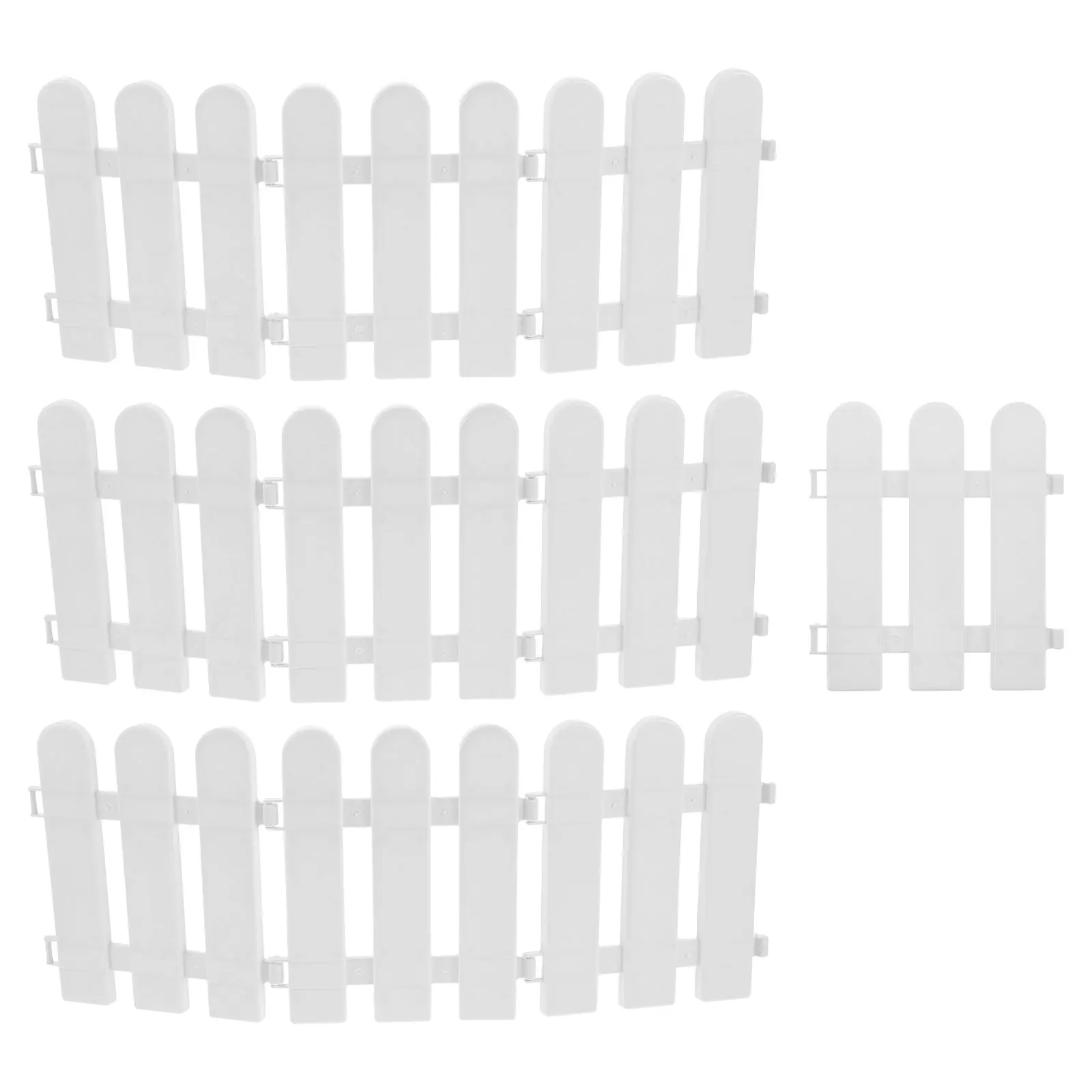 10 Pcs White Guardrail Garden Plastic Picket Courtyard Decor Edge Edging Fence Path Fence Christmas Tree Decorations Non Deform
10 Pcs White Guardrail Garden Plastic Picket Courtyard Decor Edge Edging Fence Path Fence Christmas Tree Decorations Non Deform