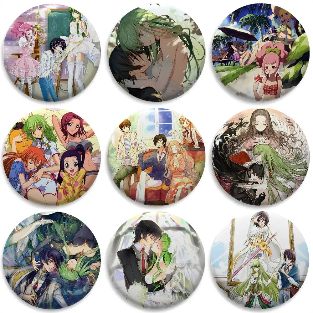 C-Code Geass Anime Badges Round Exquisite Badge Brooches Creative Pins For Clothes Hat Backpack Gift Accessories
C-Code Geass Anime Badges Round Exquisite Badge Brooches Creative Pins For Clothes Hat Backpack Gift Accessories