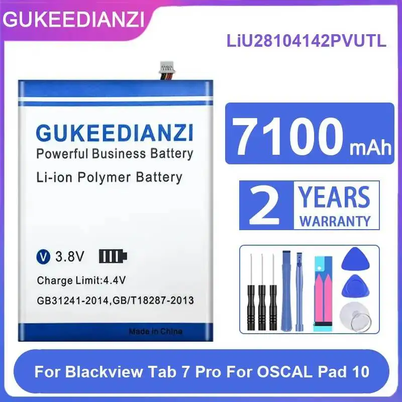 Durable For Blackview Tab 7 Pro For Oscal Pad 10 7100mAh High Performance Tablet Battery LiU28104142PVUTL
Durable For Blackview Tab 7 Pro For Oscal Pad 10 7100mAh High Performance Tablet Battery LiU28104142PVUTL