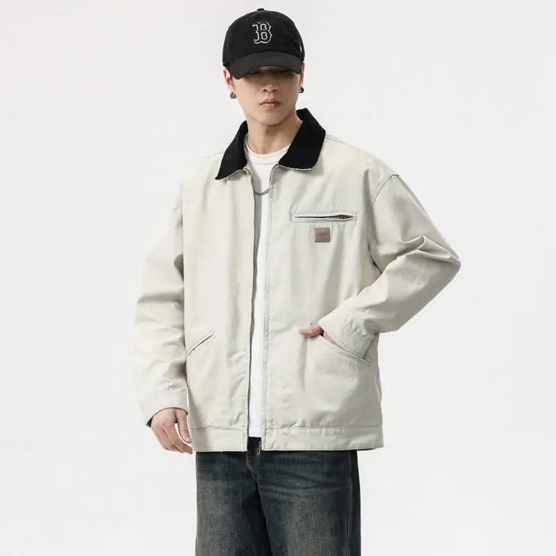 High-End Resilient Color Blo Men's Jaet Spring Wear Durable Straight Hem A2AY5h Teens Casual Outerwear Pure Color
High-End Resilient Color Blo Men's Jaet Spring Wear Durable Straight Hem A2AY5h Teens Casual Outerwear Pure Color