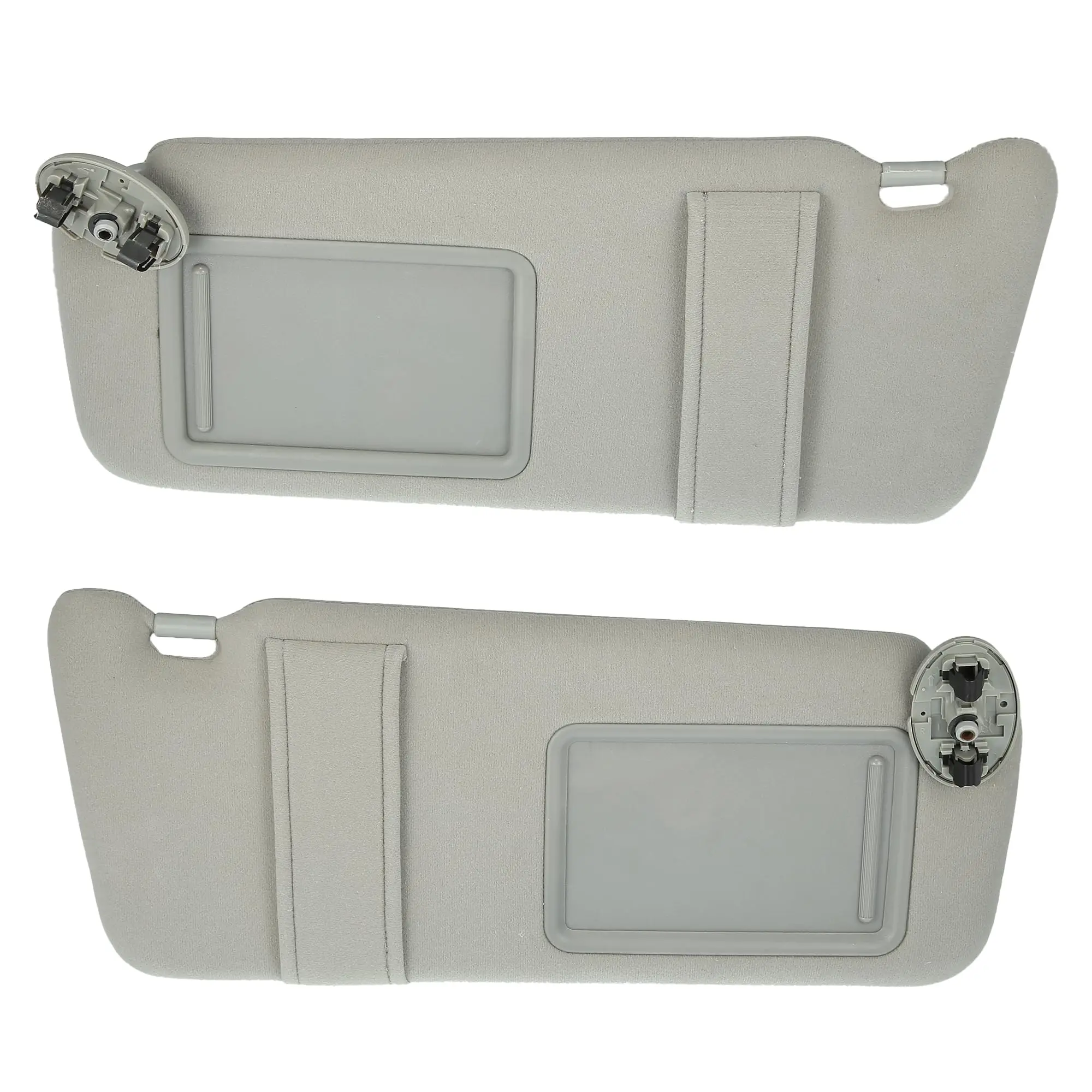 2-Piece Light Gray Sun Visor Set With Mirror For 2007–2011 Camry Hybrid, Left And Right, Non-Sunroof Model
2-Piece Light Gray Sun Visor Set With Mirror For 2007–2011 Camry Hybrid, Left And Right, Non-Sunroof Model