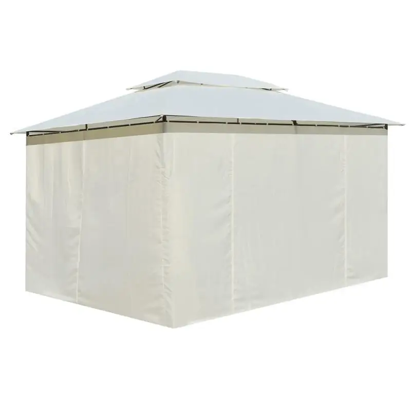 Garden Marquee with Curtains 157.5"x118.1" White
Garden Marquee with Curtains 157.5"x118.1" White