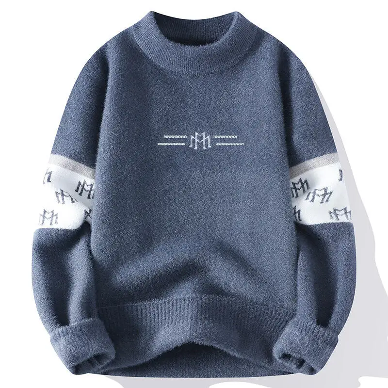 Мужская одежда, мужской свитер, термобелье, зимняя повседневная одежда с длинными рукавами, молодежная одежда, отжимной пуловер, трикотаж, новый стиль
Мужская одежда, мужской свитер, термобелье, зимняя повседневная одежда с длинными рукавами, молодежная одежда, отжимной пуловер, трикотаж, новый стиль