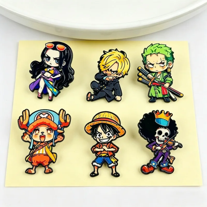 2026 New One Piece Cartoon Brooches Anime Luffy Enamel Lapel Pins for Backpack Accessories Fans Collection Brooches Jewelry Gift
2026 New One Piece Cartoon Brooches Anime Luffy Enamel Lapel Pins for Backpack Accessories Fans Collection Brooches Jewelry Gift