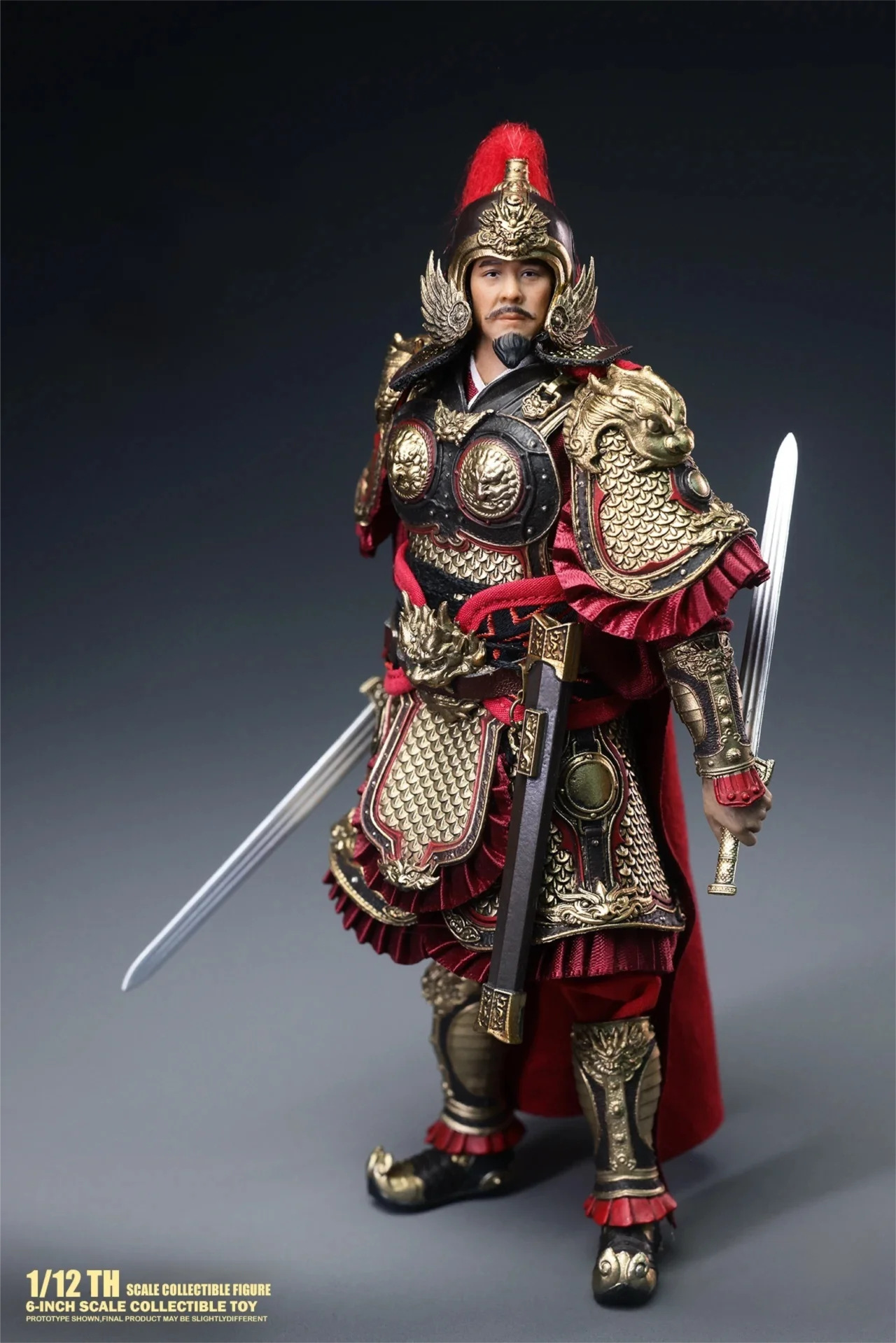 Three Kingdoms Liu Bei Action Figure 1/12 Five Tiger Generals Series 6-inch Articulated PVC Male Soldier Doll Collectible Toy
Three Kingdoms Liu Bei Action Figure 1/12 Five Tiger Generals Series 6-inch Articulated PVC Male Soldier Doll Collectible Toy