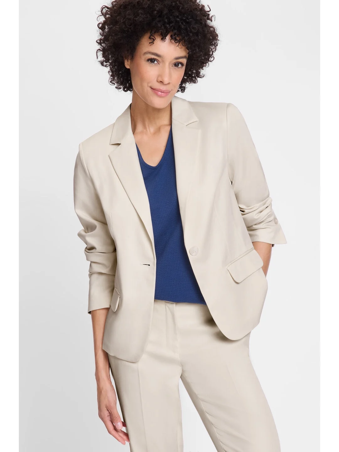 Modal Blended Commuter OL Suit Jacket High Quality Professional One Button Career Spring Autumn Fashion Women's Coat
Modal Blended Commuter OL Suit Jacket High Quality Professional One Button Career Spring Autumn Fashion Women's Coat