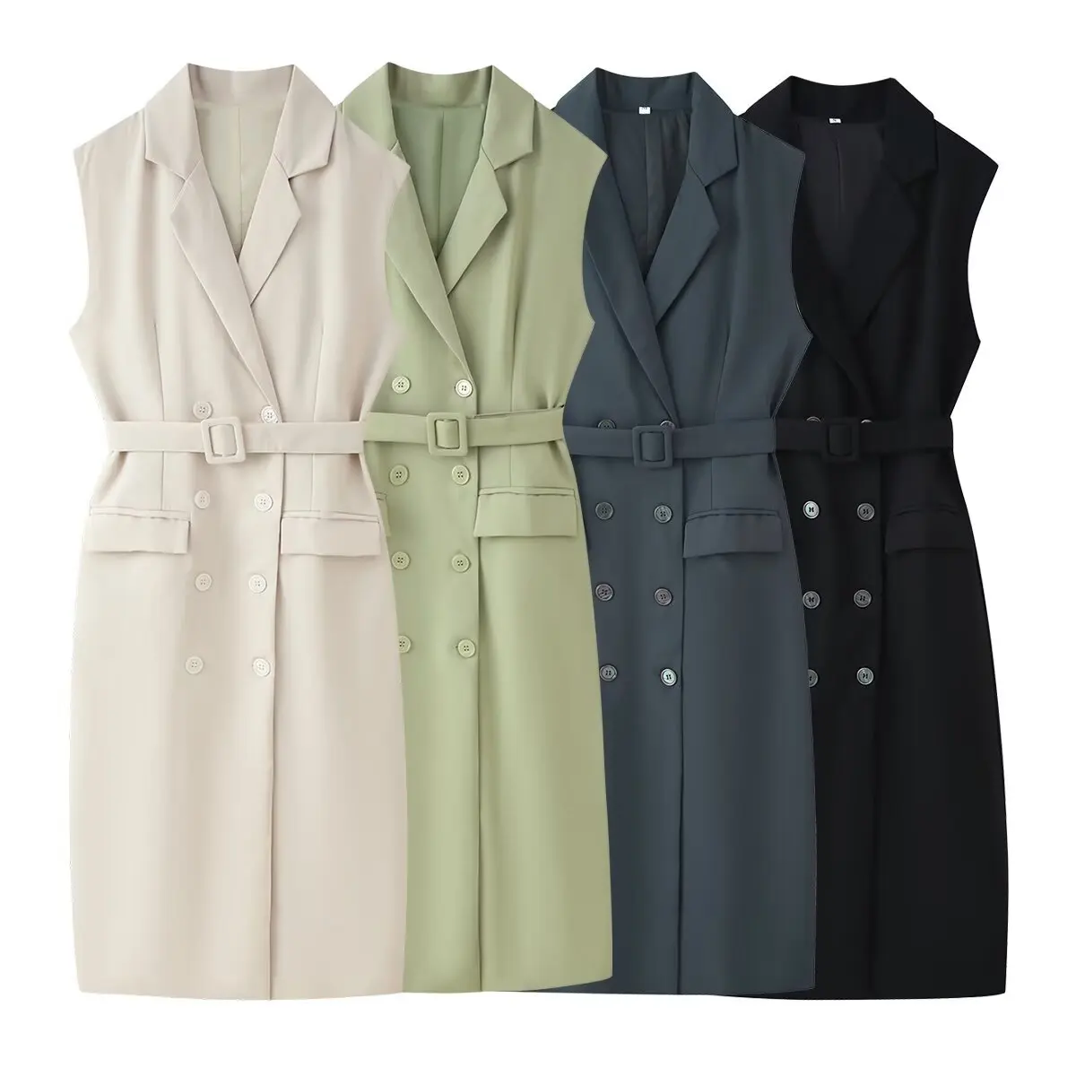 Dave&di Versatile Four-color Belt Embellished Sleeveless Dress Woman Clothes Dress Elegant Party Dresses Vestidos Women's Dress
Dave&di Versatile Four-color Belt Embellished Sleeveless Dress Woman Clothes Dress Elegant Party Dresses Vestidos Women's Dress