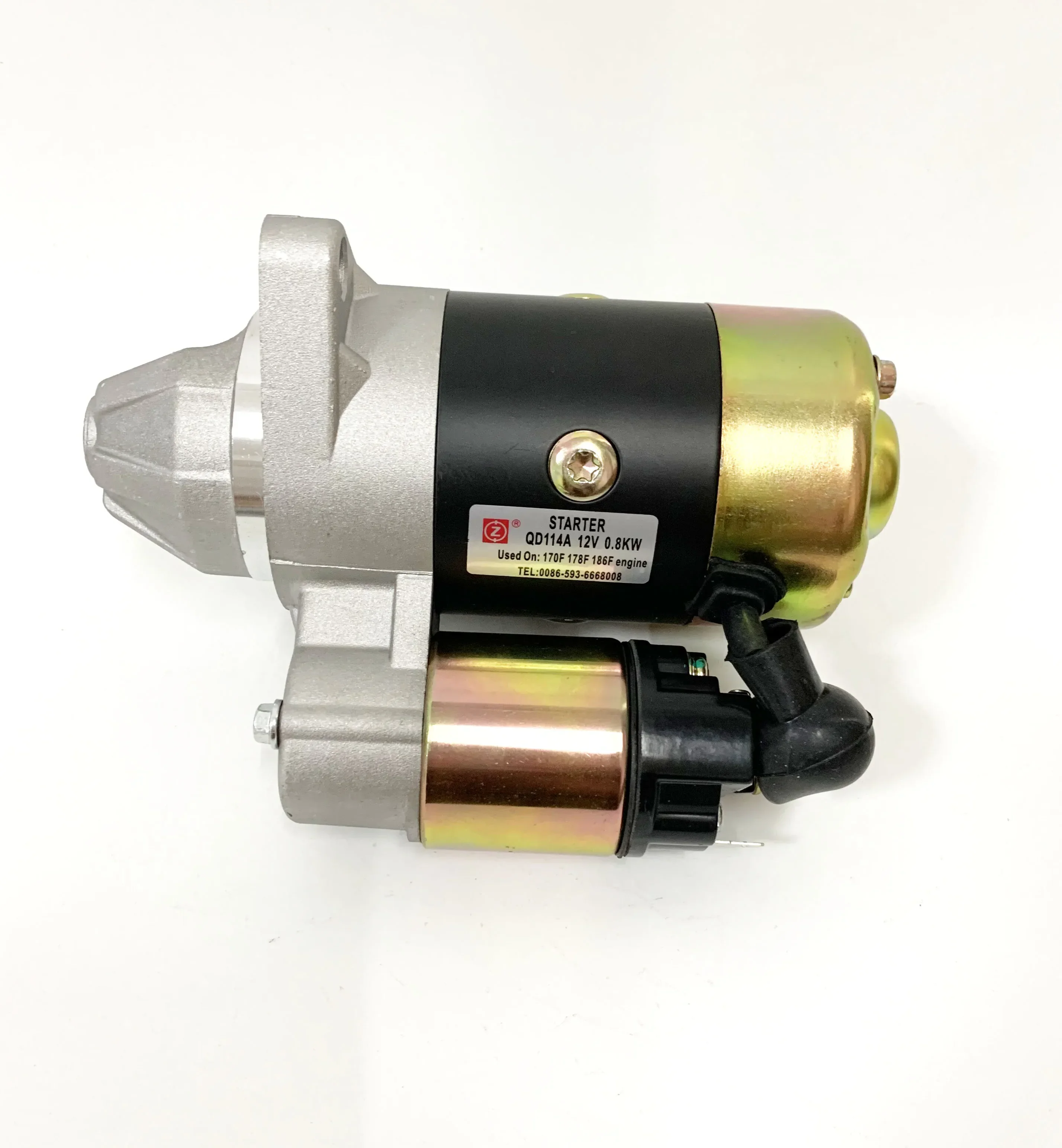 The motor starter made of copper QD114A 12V 0.8KW used on 170F 178F 186F engine.good quality used in best price
The motor starter made of copper QD114A 12V 0.8KW used on 170F 178F 186F engine.good quality used in best price