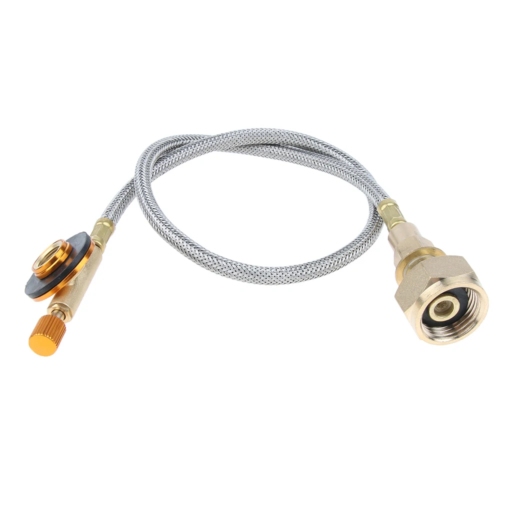 Stainless Steel Propane Tank Pipe Valve Nozzle Regulator 60cm Hose Adapter for Portable Camping Gas Kitchen Picnic Hiking
Stainless Steel Propane Tank Pipe Valve Nozzle Regulator 60cm Hose Adapter for Portable Camping Gas Kitchen Picnic Hiking