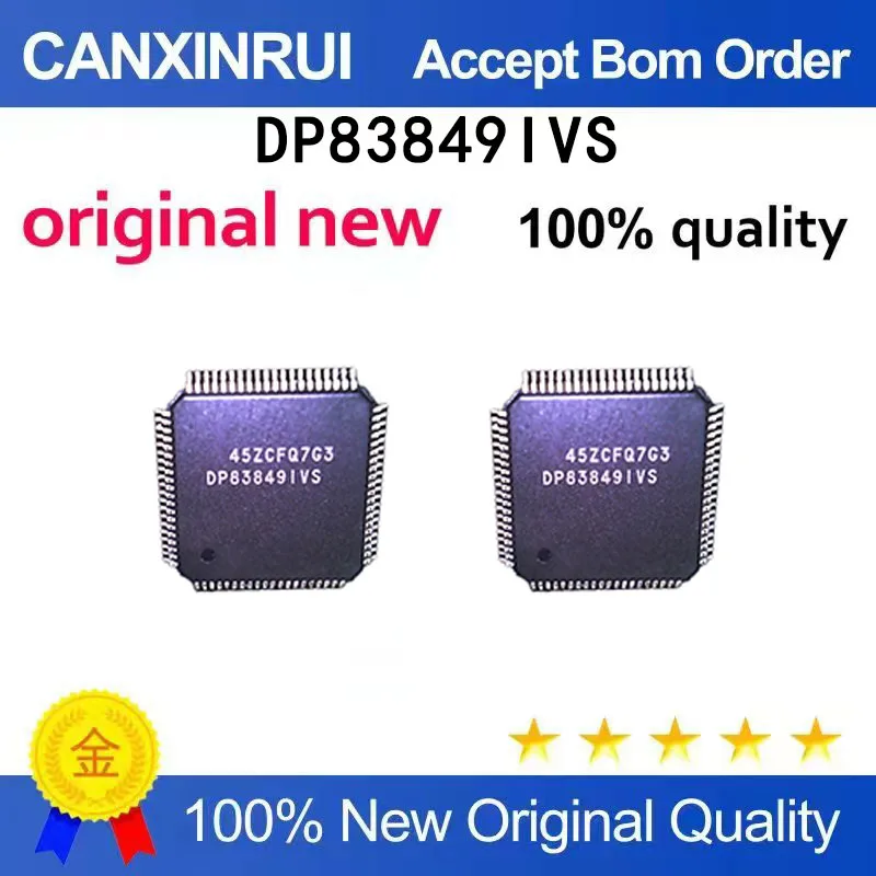 (5pcs-100pcs)Brand new original DP83849IVS DP83849 packaged TQFP-80 Ethernet transceiver chip
(5pcs-100pcs)Brand new original DP83849IVS DP83849 packaged TQFP-80 Ethernet transceiver chip