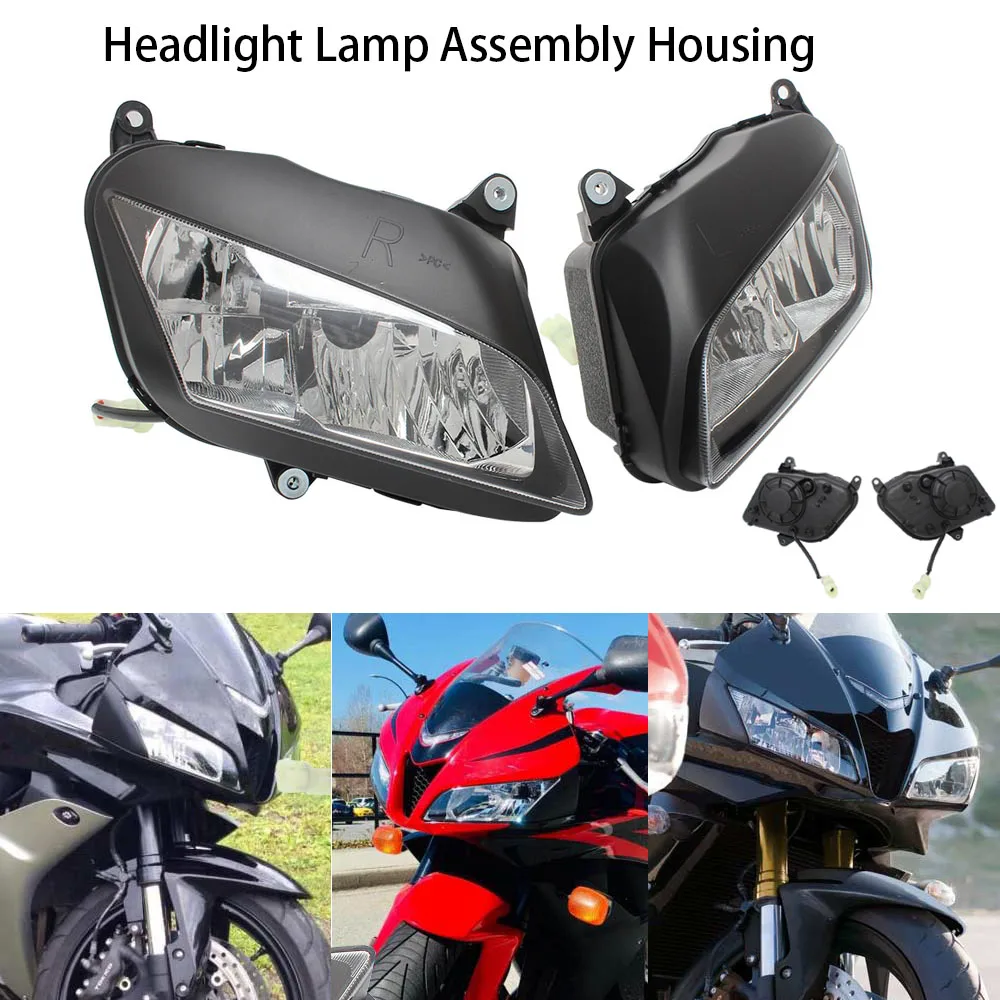 Motorcycle Part ABS Plastic Headlight Headlamp Head Light Lamp Assembly Housing Kit For Honda CBR600RR F5 2007 2008 2009 2010-12
Motorcycle Part ABS Plastic Headlight Headlamp Head Light Lamp Assembly Housing Kit For Honda CBR600RR F5 2007 2008 2009 2010-12