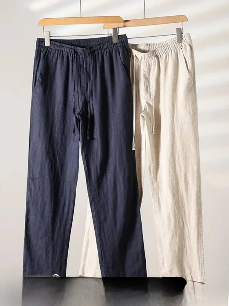 Linen Pants! Summer Men's Thin Straight Loose Casual Linen Trousers Breathable Comfortable Lightweight Straight Leg
Linen Pants! Summer Men's Thin Straight Loose Casual Linen Trousers Breathable Comfortable Lightweight Straight Leg