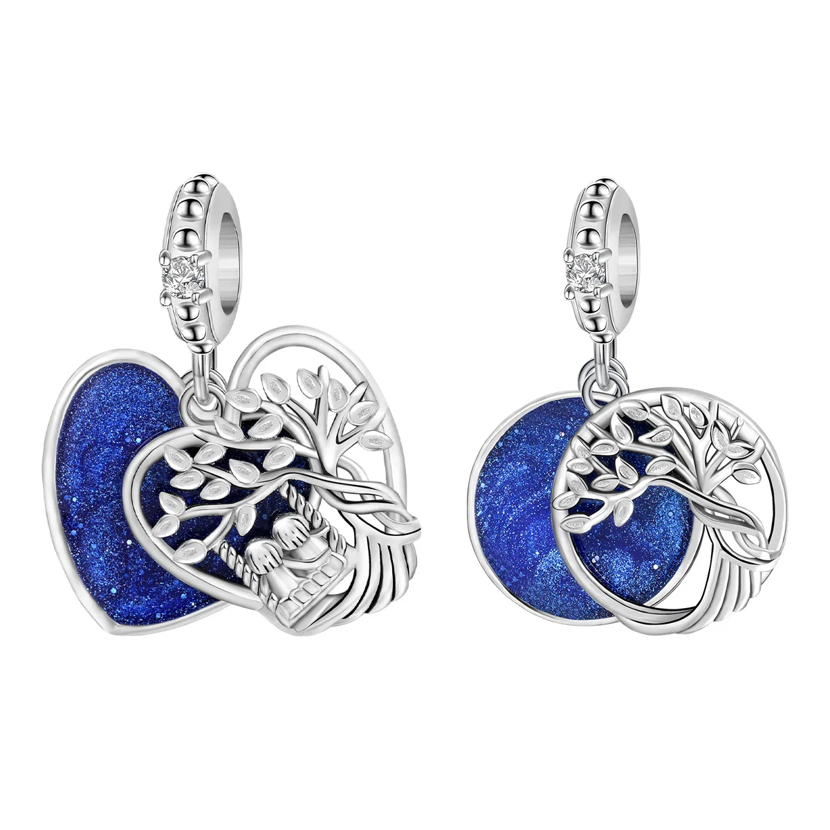 925 sterling silver sister Girls Tree of Life Blue pendant charms fit original bracelet charm beads necklace Diy female jewelry
925 sterling silver sister Girls Tree of Life Blue pendant charms fit original bracelet charm beads necklace Diy female jewelry