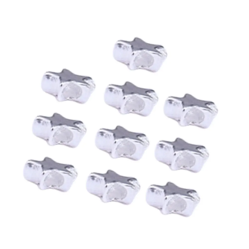 Sterling Silver Beads Small Stars DIY Handcraft Bracelet Accessories Women Pure Silver Jewelry Making Charm Kits
Sterling Silver Beads Small Stars DIY Handcraft Bracelet Accessories Women Pure Silver Jewelry Making Charm Kits