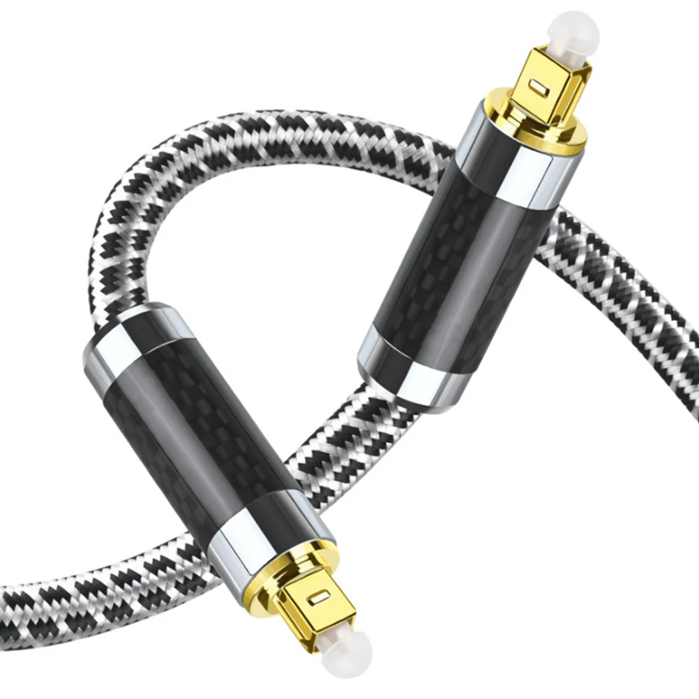 Optical Cable Digital Audio Line Fiber Speaker Cables Cord High Fidelity Gold Plated Connectors Stable Signal
Optical Cable Digital Audio Line Fiber Speaker Cables Cord High Fidelity Gold Plated Connectors Stable Signal
