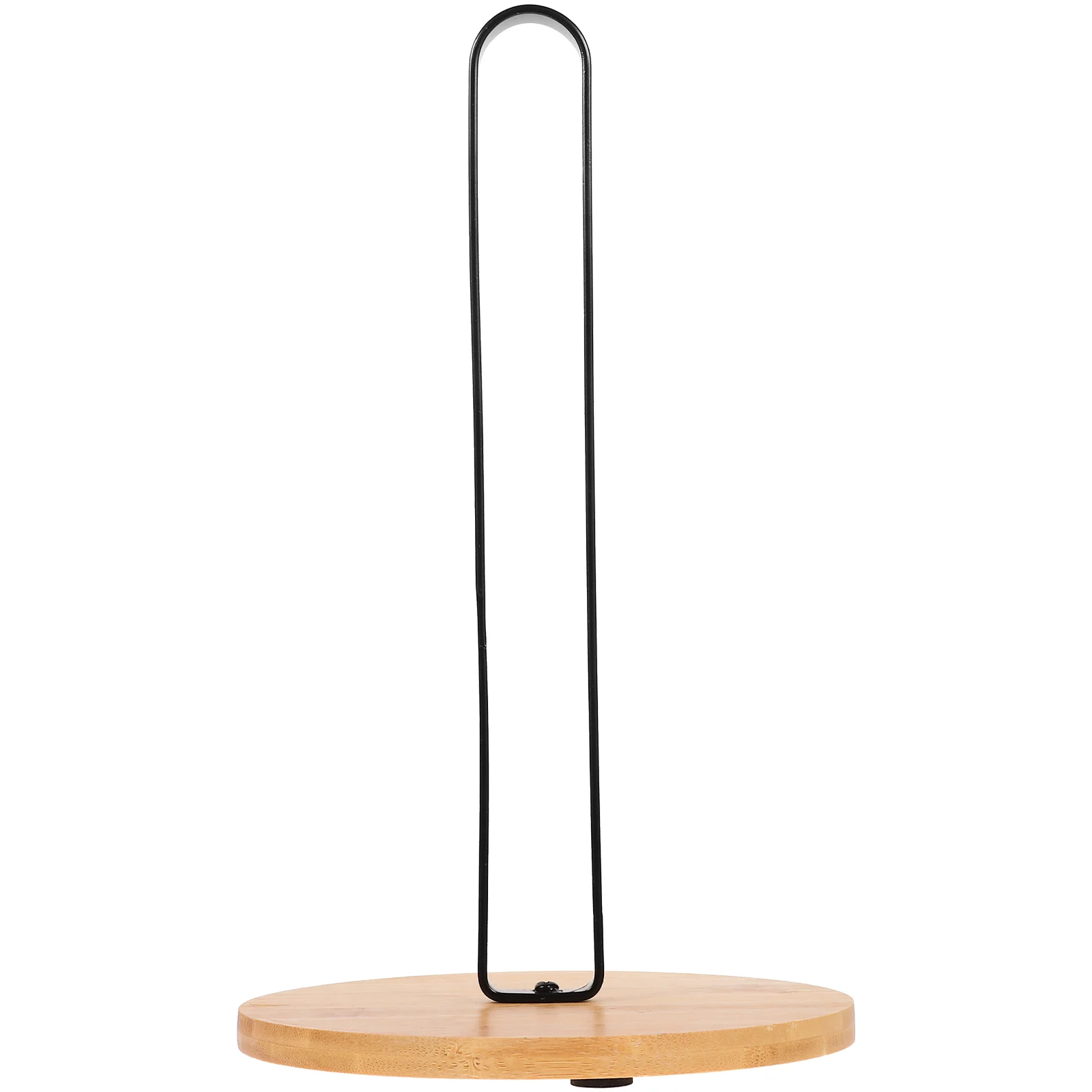 Wooden Base Paper Roll Holder Metal Material Space Saving Vertical Design Countertop Paper Towel for Home Bar Restaurant
Wooden Base Paper Roll Holder Metal Material Space Saving Vertical Design Countertop Paper Towel for Home Bar Restaurant