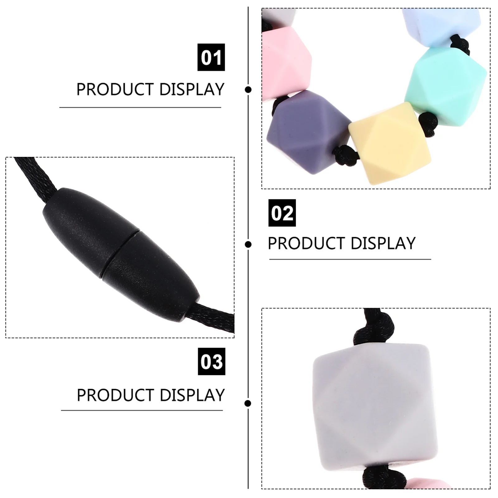 Baby Teething Necklace Necklaces Plaything Infant Toy Silicone Molar Teether Care Newborn
Baby Teething Necklace Necklaces Plaything Infant Toy Silicone Molar Teether Care Newborn