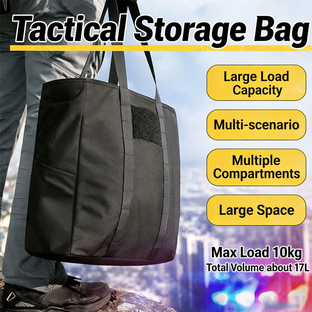 Tactical MOLLE Storage Pouch Waterproof Large Reusable Tote Bag Lightweight Durable Gear for Outdoor Hunting Shooting Camping
Tactical MOLLE Storage Pouch Waterproof Large Reusable Tote Bag Lightweight Durable Gear for Outdoor Hunting Shooting Camping