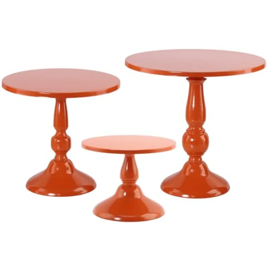 Set of 3 Cake Stands Metal Round Cake Holder Dessert Pie Pizza Display Stand 8" 10" 12" Serving Tray Halloween Decoration for W
Set of 3 Cake Stands Metal Round Cake Holder Dessert Pie Pizza Display Stand 8" 10" 12" Serving Tray Halloween Decoration for W