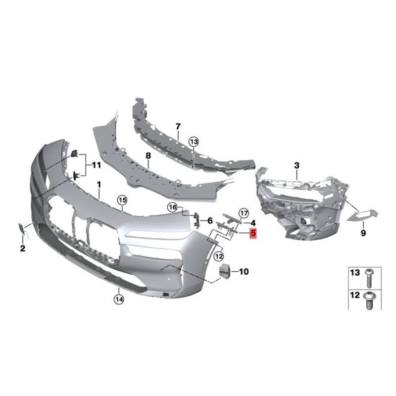 Front Bumper Guide Side Lower Inside Bracket Piece For BMW 7 Series G70 2022-2024 Bumper Fixing Clip
Front Bumper Guide Side Lower Inside Bracket Piece For BMW 7 Series G70 2022-2024 Bumper Fixing Clip