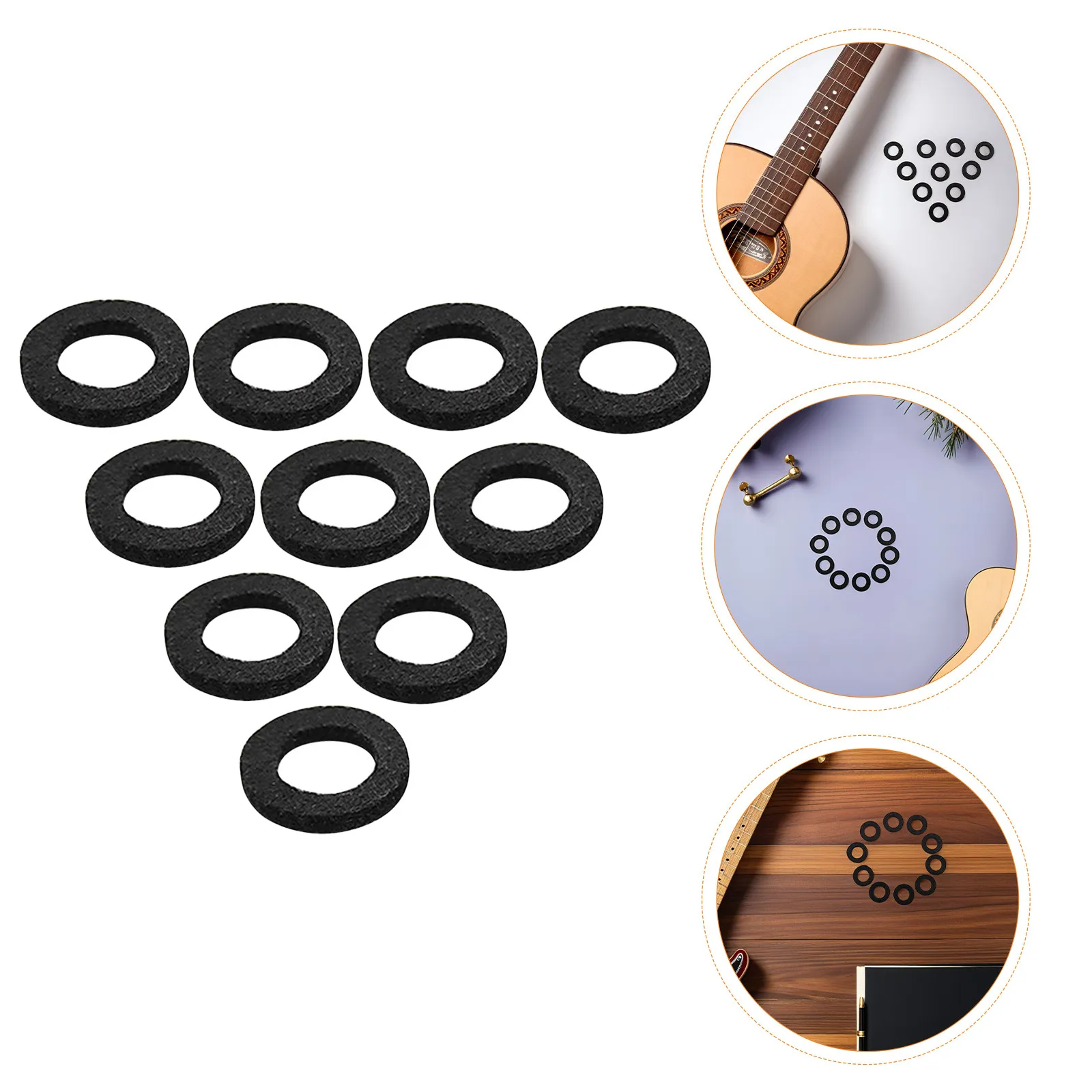 30Pcs Trumpet Valve Felt Pads Black Cushion Washers Soft Replacement for Trumpet Trombone Cornet Accessories Protect Valve Stems
30Pcs Trumpet Valve Felt Pads Black Cushion Washers Soft Replacement for Trumpet Trombone Cornet Accessories Protect Valve Stems