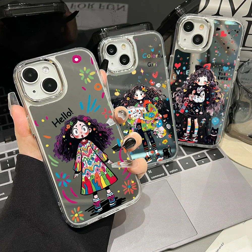 Luxury Make UP Mirror Phone Case For iPhone 11 13 16 Pro Max 14 15 12 16 Plus XR X XS 16promax 15promax Cute Girls Covers Funda
Luxury Make UP Mirror Phone Case For iPhone 11 13 16 Pro Max 14 15 12 16 Plus XR X XS 16promax 15promax Cute Girls Covers Funda