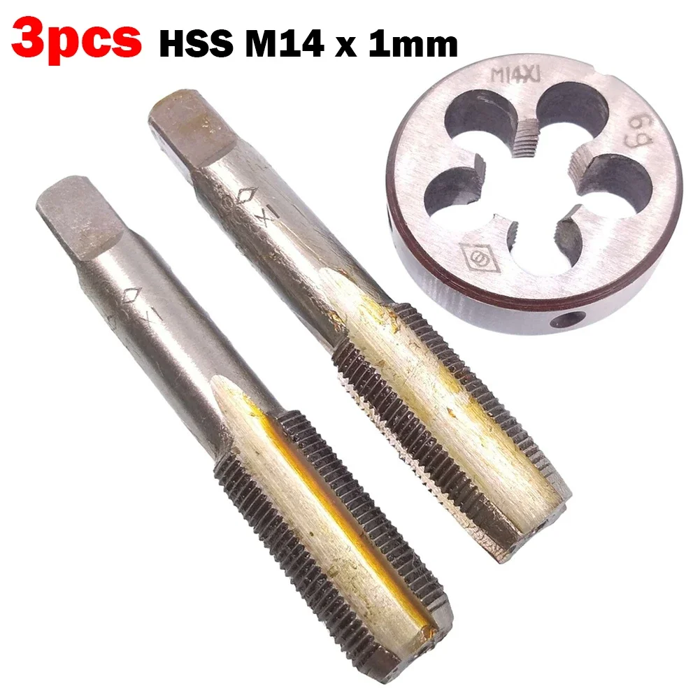 Hardened Steel HSS Taper Tap & Die Tools Complete Set Of Three Pieces Tailored To For M14 X 1mm Specifications
Hardened Steel HSS Taper Tap & Die Tools Complete Set Of Three Pieces Tailored To For M14 X 1mm Specifications