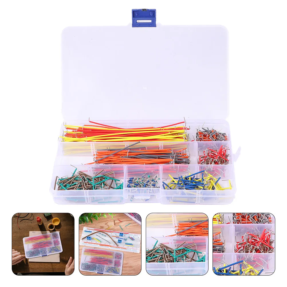Набор из 540 прозрачных предварительно сформированных проводов для макетных плат различной длины в коробке для беспаечного прототипирования
Набор из 540 прозрачных предварительно сформированных проводов для макетных плат различной длины в коробке для беспаечного прототипирования