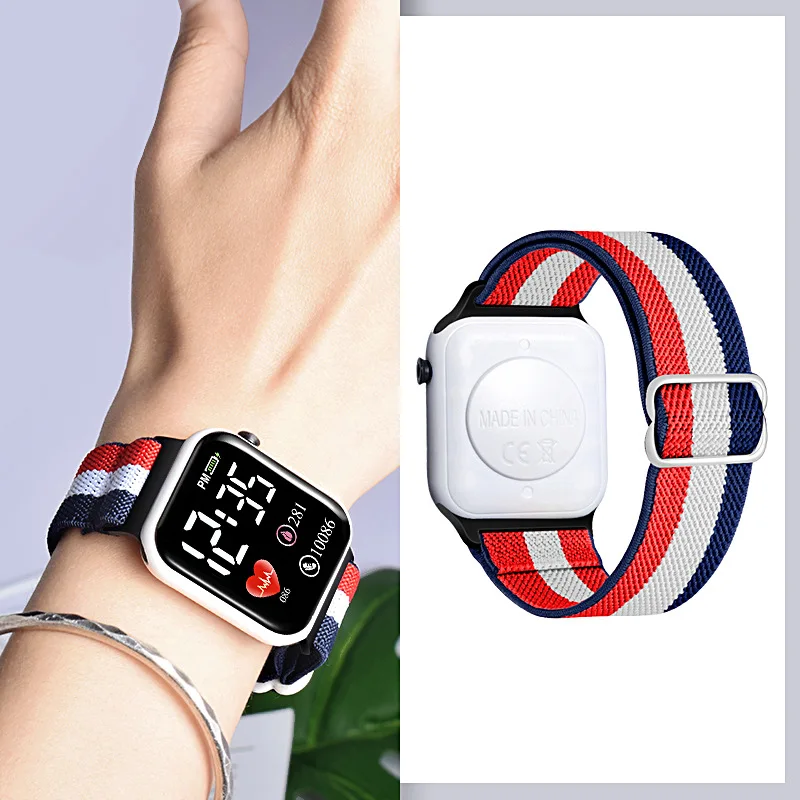 Fashion Women Watches Simple Sport LED Watches for Women Adjustable Casual Elastic Band Ladies Electronic Clock Gift Reloj Mujer
Fashion Women Watches Simple Sport LED Watches for Women Adjustable Casual Elastic Band Ladies Electronic Clock Gift Reloj Mujer