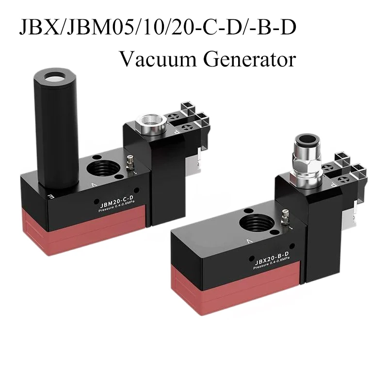Mini Vacuum Generator Pump JBM JBX Pump High Suction Flow JBM10-C-D JBX20-B-D Destruction Air Supply Valve Pneumatic
Mini Vacuum Generator Pump JBM JBX Pump High Suction Flow JBM10-C-D JBX20-B-D Destruction Air Supply Valve Pneumatic