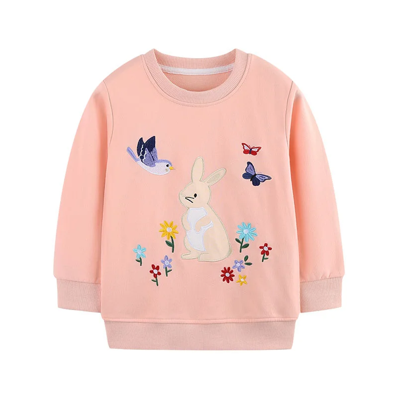 Jumping Meters 2-7T Children's Girls Sweatshirts Long Sleeve Autumn Winter Clothes Animals Embroidery Birds Fashion Baby Tops
Jumping Meters 2-7T Children's Girls Sweatshirts Long Sleeve Autumn Winter Clothes Animals Embroidery Birds Fashion Baby Tops