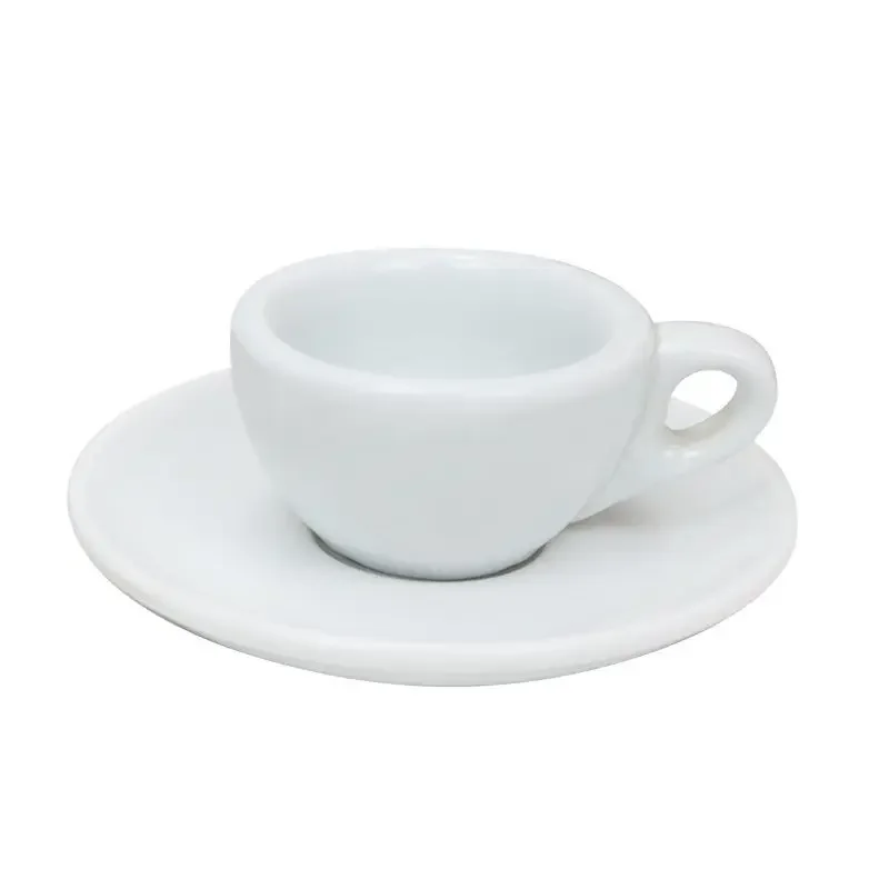 New Thickened Round Mouth White Espresso Italian Coffee Concentrate Cup Saucer 50ml Thick Insulated Ceramic Coffee Cup Porcelain
New Thickened Round Mouth White Espresso Italian Coffee Concentrate Cup Saucer 50ml Thick Insulated Ceramic Coffee Cup Porcelain