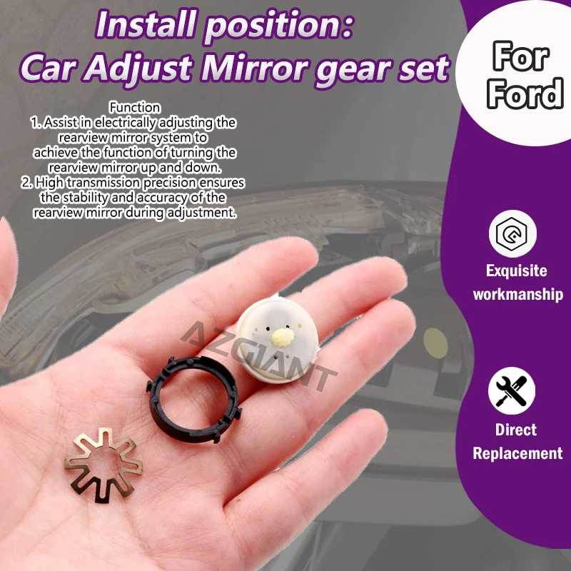For Ford Transit Connect/FIESTA MK7/Mondeo Car Mirror Adjustment module gear set actuator Adjust the mirror up and down
For Ford Transit Connect/FIESTA MK7/Mondeo Car Mirror Adjustment module gear set actuator Adjust the mirror up and down