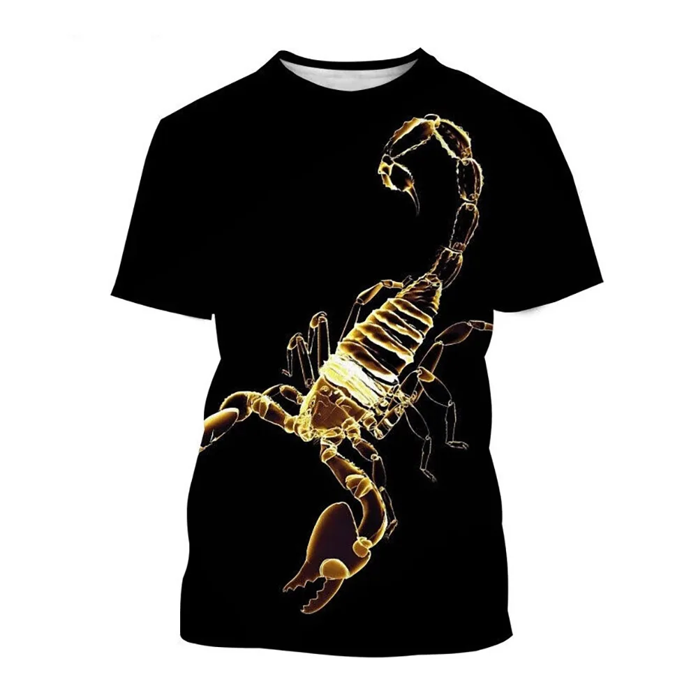 Animal Scorpion Personality 3D Printed T-Shirts Men's Outdoor Sports Casual Clothes Summer Unisex Round Neck Short Sleeves Tops
Animal Scorpion Personality 3D Printed T-Shirts Men's Outdoor Sports Casual Clothes Summer Unisex Round Neck Short Sleeves Tops