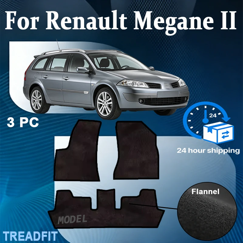 Nylon Velour mats front for Renault Megane II station wagon, Grandtour (2002-2008) -Black
Nylon Velour mats front for Renault Megane II station wagon, Grandtour (2002-2008) -Black