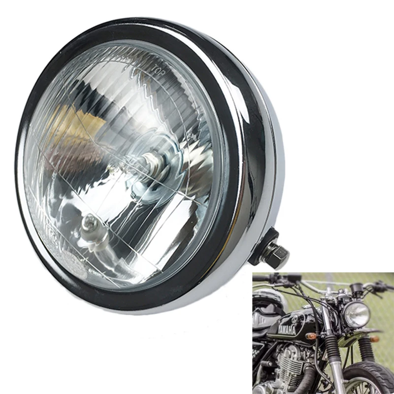 Metal Case Motorcycle Head Light Modified Lamp for Suzuki Haojue Lifan Dayang Qingqi Honda 100cc-250cc Chromed Front Headlight
Metal Case Motorcycle Head Light Modified Lamp for Suzuki Haojue Lifan Dayang Qingqi Honda 100cc-250cc Chromed Front Headlight