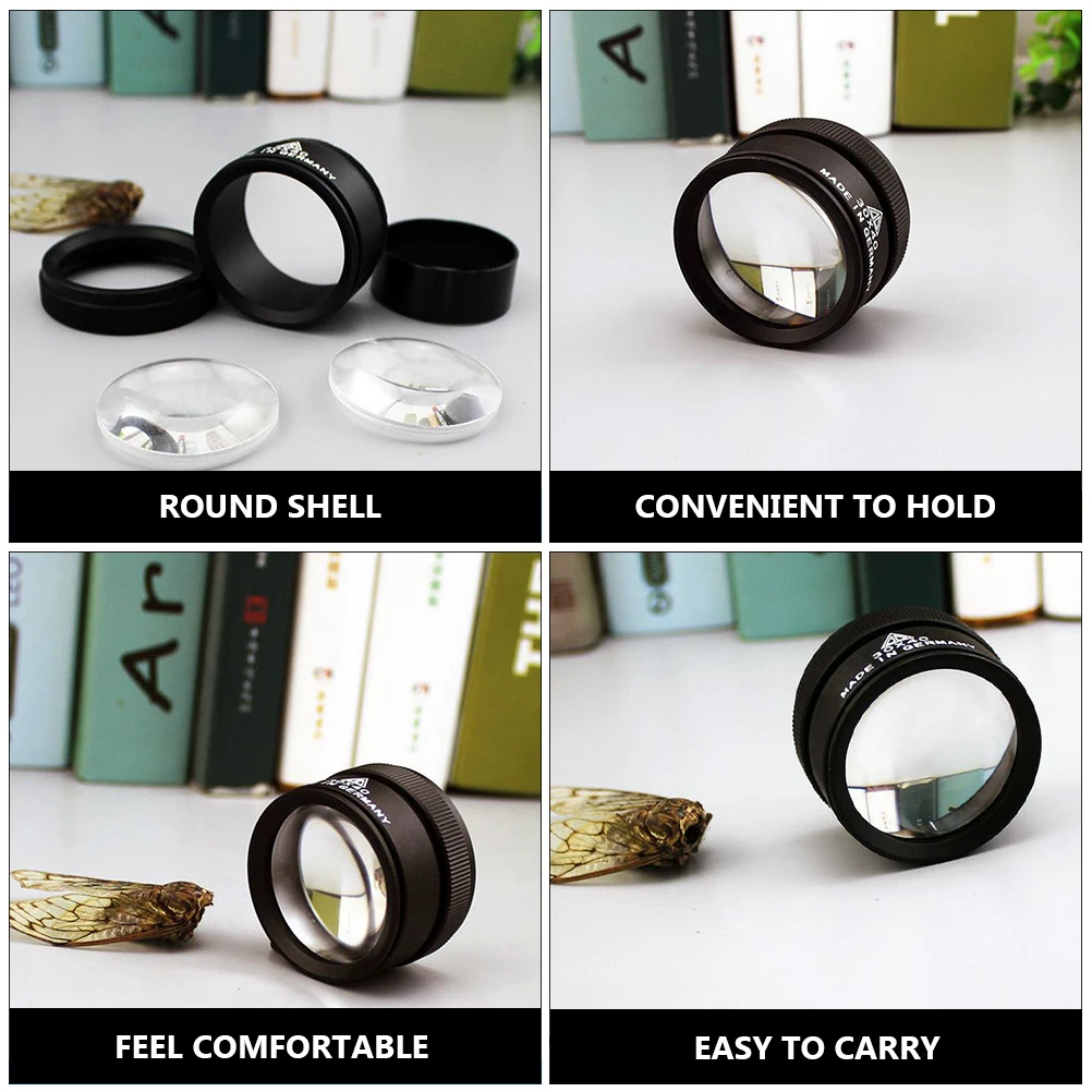 Jewelry Identification Magnifying Glass 30x Magnification Optical Glass Portable Size for Inspection Reading Magnifier
Jewelry Identification Magnifying Glass 30x Magnification Optical Glass Portable Size for Inspection Reading Magnifier