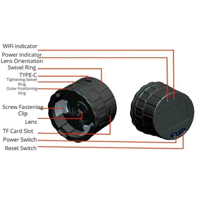 1PC 400W Pixel HD WiFi Electronic Eyepiece Adjustable Aperture 30-50mm Eyepieces for Telescope Birdwatcher Microscope
1PC 400W Pixel HD WiFi Electronic Eyepiece Adjustable Aperture 30-50mm Eyepieces for Telescope Birdwatcher Microscope