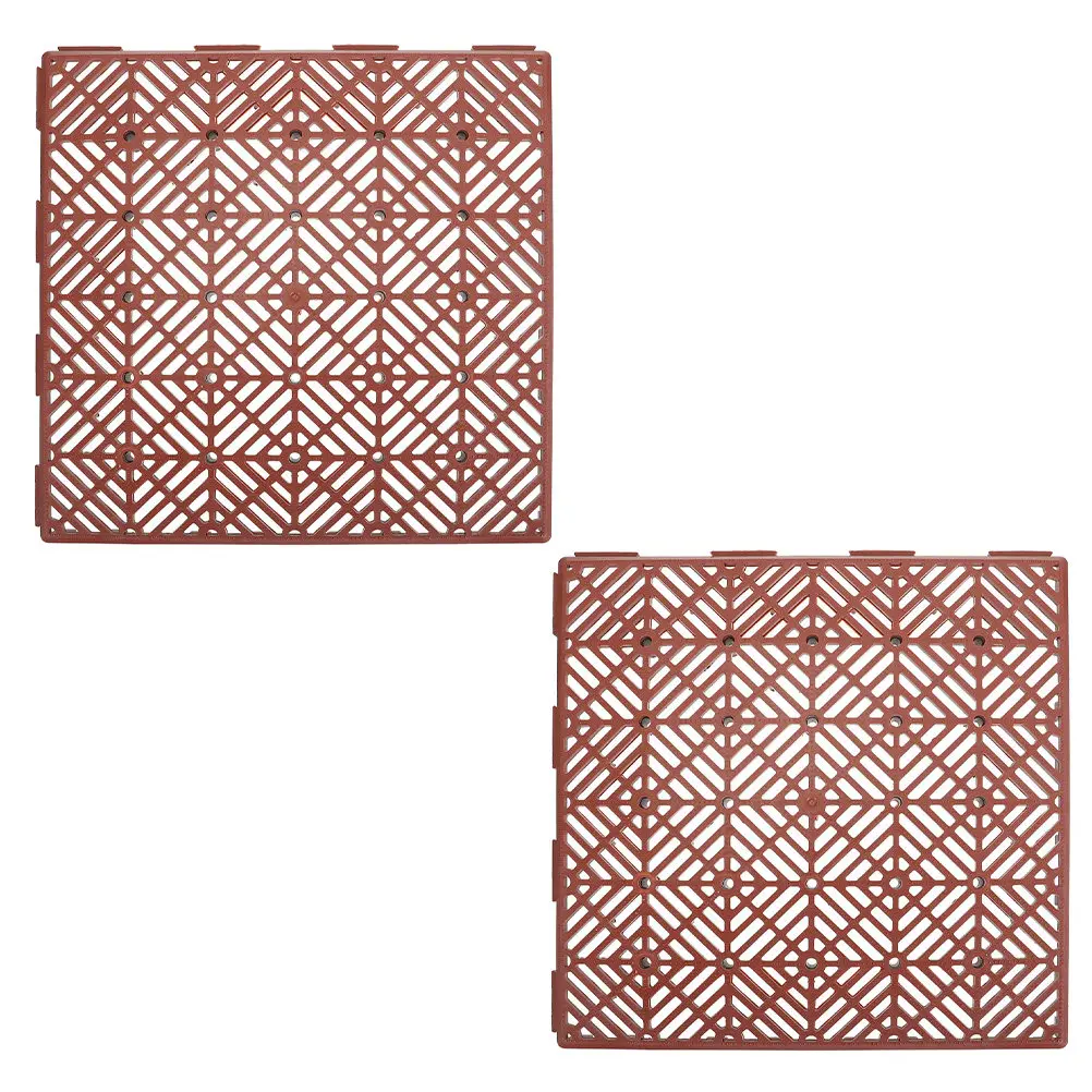 2Pcs Garden Non-Slip Floor Mats Plastic Interlocking Tiles for Outdoor Yard Backyard Patio Garage Strong Drainage Hollow Design
2Pcs Garden Non-Slip Floor Mats Plastic Interlocking Tiles for Outdoor Yard Backyard Patio Garage Strong Drainage Hollow Design