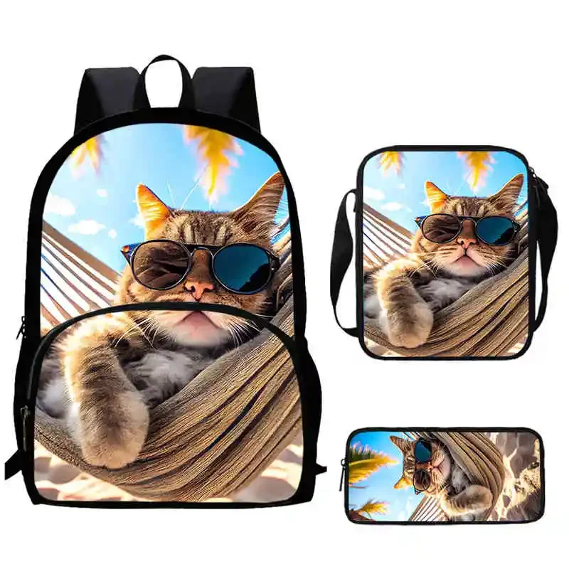 Child School Backpack with Front Pocket,Shoulder Bags,Pencil Bags for Aged 5-10,Cartoon cat School Bags for Boys Girls
Child School Backpack with Front Pocket,Shoulder Bags,Pencil Bags for Aged 5-10,Cartoon cat School Bags for Boys Girls