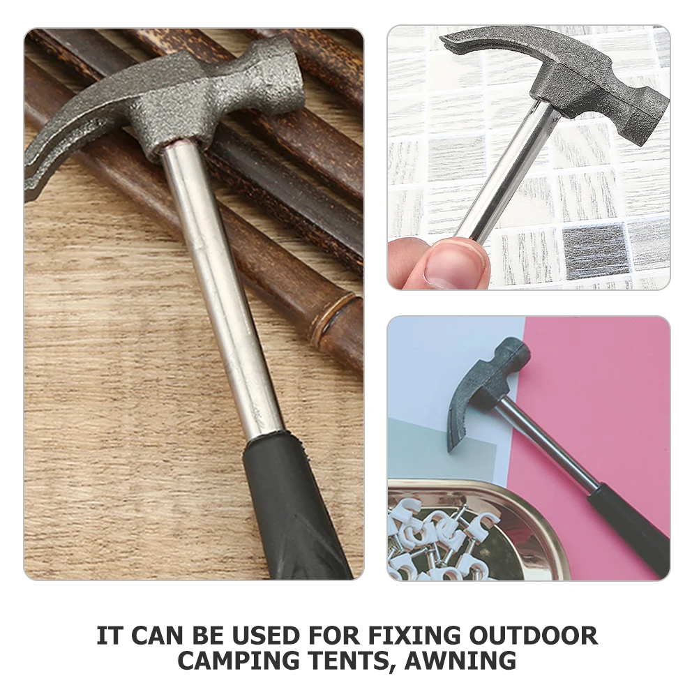 Small Hammer Camping Tool Lightweight Survival Tent Stake Mallet Practical Pegs Durable Portable Repair Helper Outdoor Use
Small Hammer Camping Tool Lightweight Survival Tent Stake Mallet Practical Pegs Durable Portable Repair Helper Outdoor Use