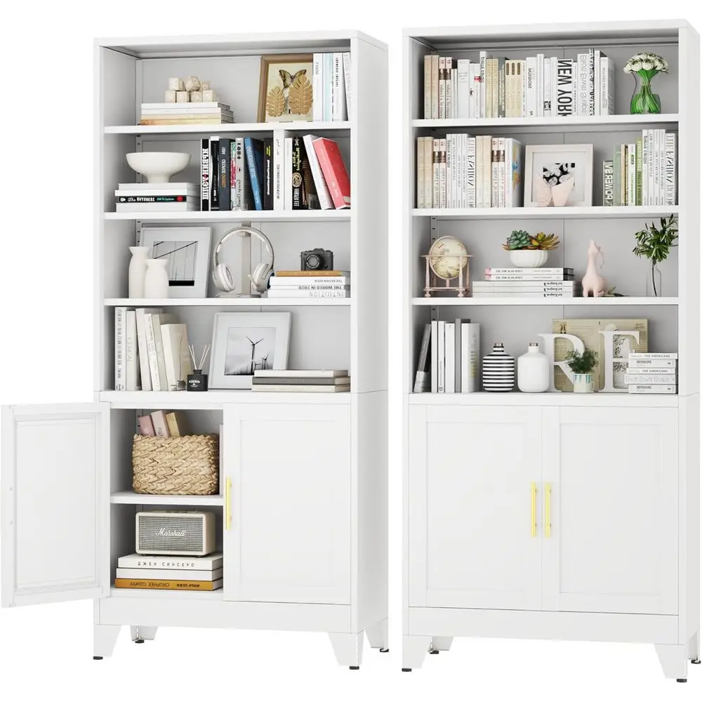 6-Shelf Standing Display Storage Bookcase, 71 Tall for Home or Office (White)
6-Shelf Standing Display Storage Bookcase, 71 Tall for Home or Office (White)