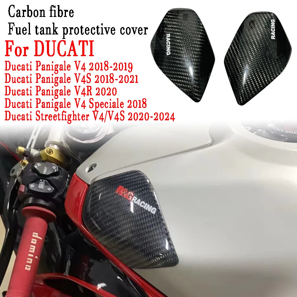 Ducati Panigale V4/4S/4R Speciale 2018-2021 Street Fighter V4/V4S 2020-2024 Carbon Fiber Fuel Tank Side Decoration Fuel Tank Pro
Ducati Panigale V4/4S/4R Speciale 2018-2021 Street Fighter V4/V4S 2020-2024 Carbon Fiber Fuel Tank Side Decoration Fuel Tank Pro