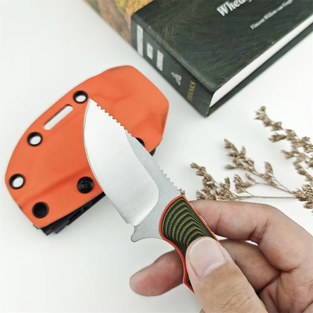 BM 15017 Мини-охотничий нож с фиксированным лезвием, 8Cr13Mov, двухцветное лезвие G10, EDC, многофункциональные инструменты для выживания на природе, кемпинга
BM 15017 Мини-охотничий нож с фиксированным лезвием, 8Cr13Mov, двухцветное лезвие G10, EDC, многофункциональные инструменты для выживания на природе, кемпинга