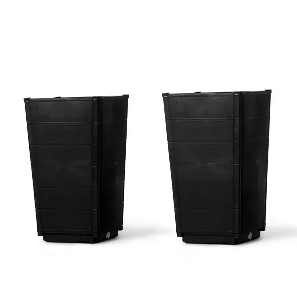 2 Pack Outdoor Tall Plastic Planter Set, Large Flower Pots with Drainage Holes, Durable Plant Pots
2 Pack Outdoor Tall Plastic Planter Set, Large Flower Pots with Drainage Holes, Durable Plant Pots