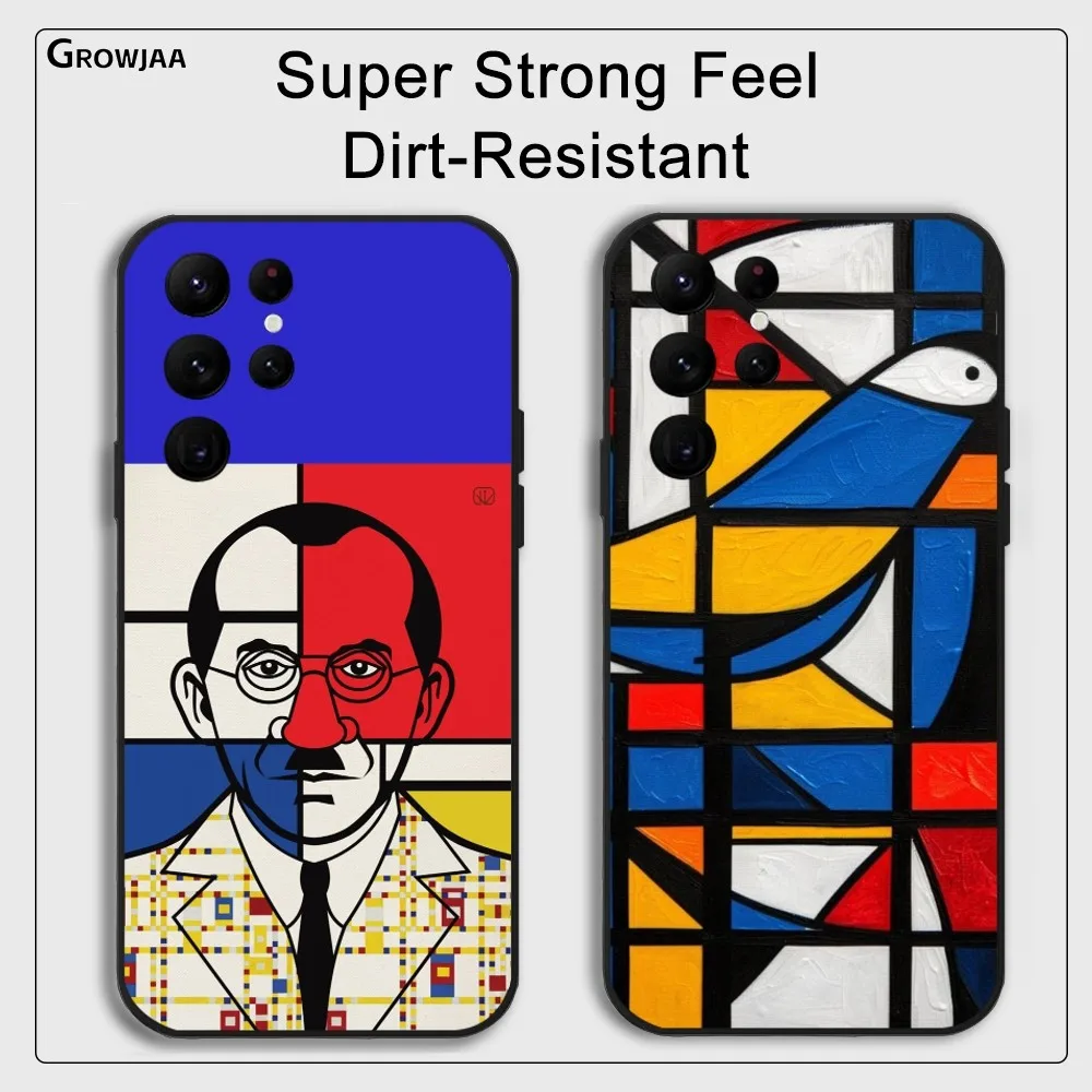 P-Piet Mondrian Ins Color Block Phone Case For Samsung Galaxy S25 S24 S22 S23 Ultra S21 S20 Plus 5G Protective Silicone Funda
P-Piet Mondrian Ins Color Block Phone Case For Samsung Galaxy S25 S24 S22 S23 Ultra S21 S20 Plus 5G Protective Silicone Funda